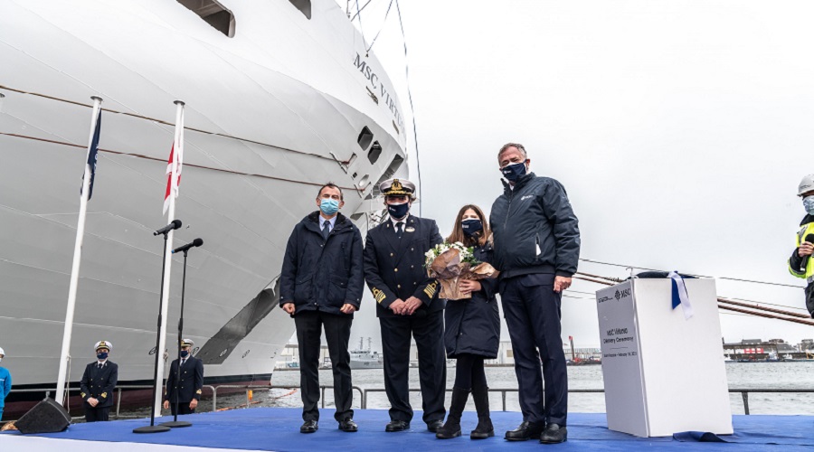 MSC cruceros recibe MSC Virtuosa con la mirada puesta en el futuro